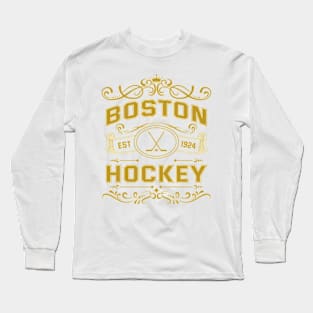 Vintage Boston Hockey Long Sleeve T-Shirt